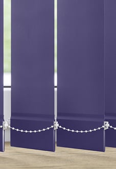 Roma, Indigo - Vertical Blind Slats
